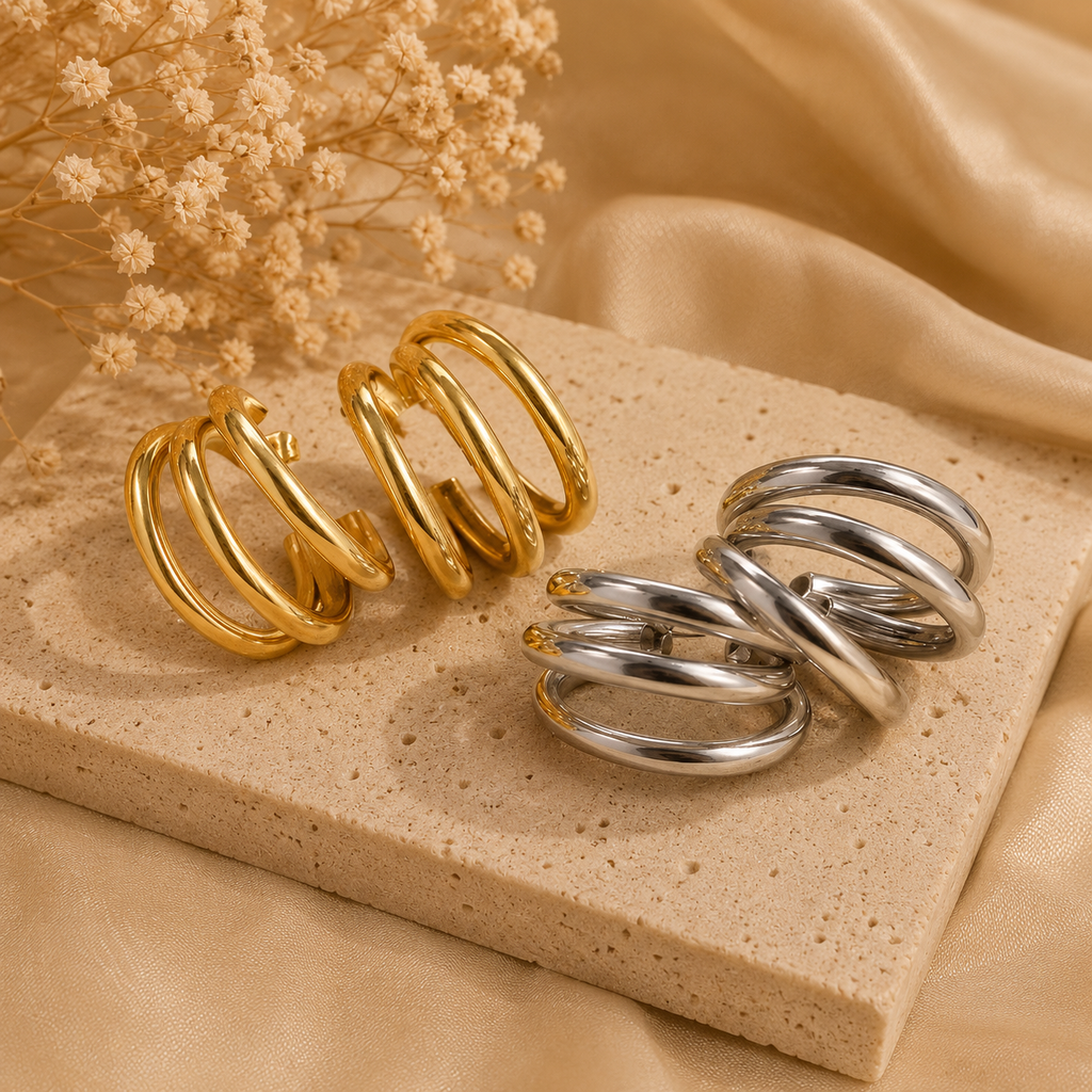 Alika Halo Tripple Hoop