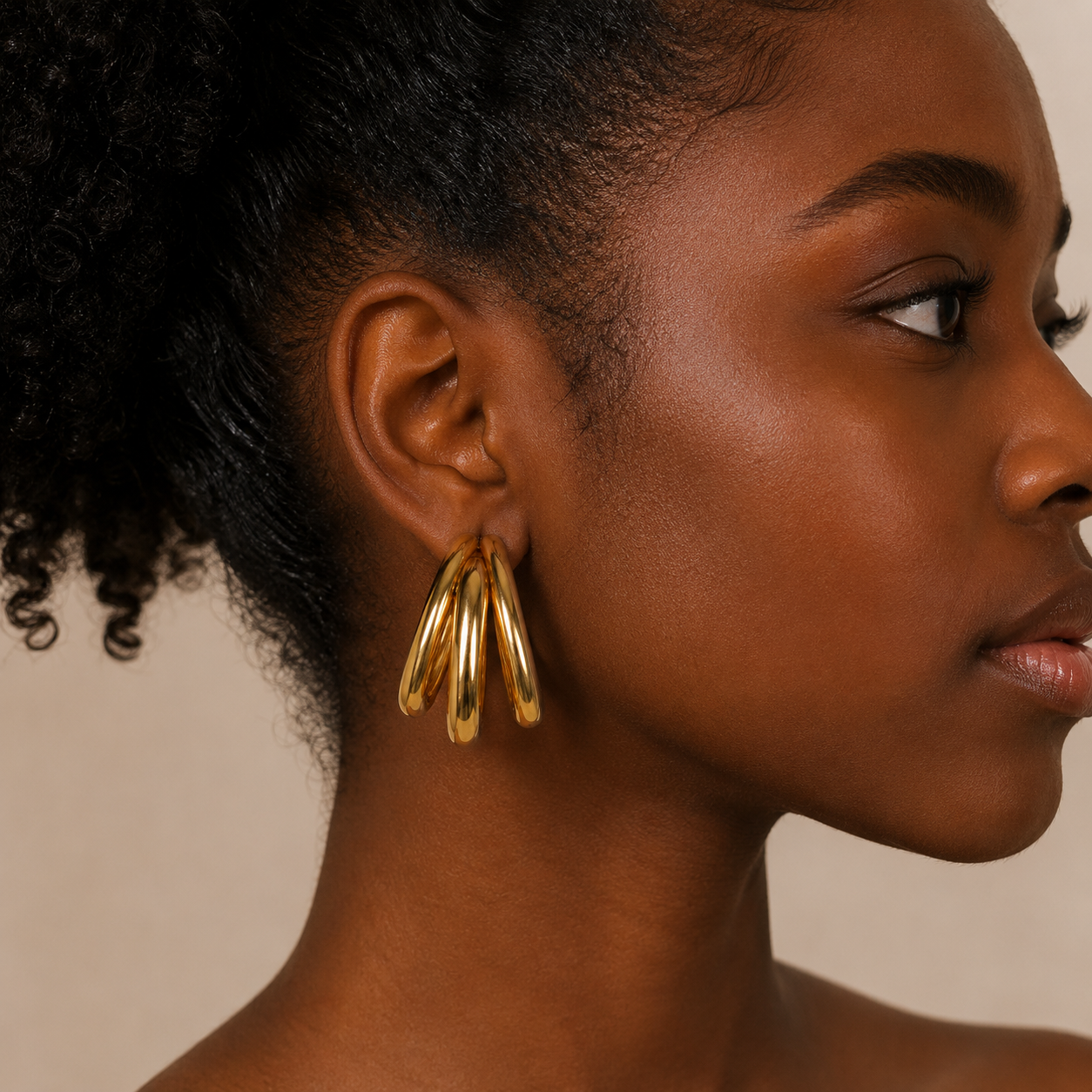 Alika Halo Tripple Hoop