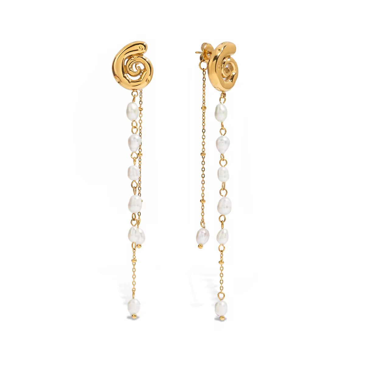 ALIKA Pearl Cascade Earrings